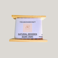 Image 1 of Natural Wooden Soap Dish
