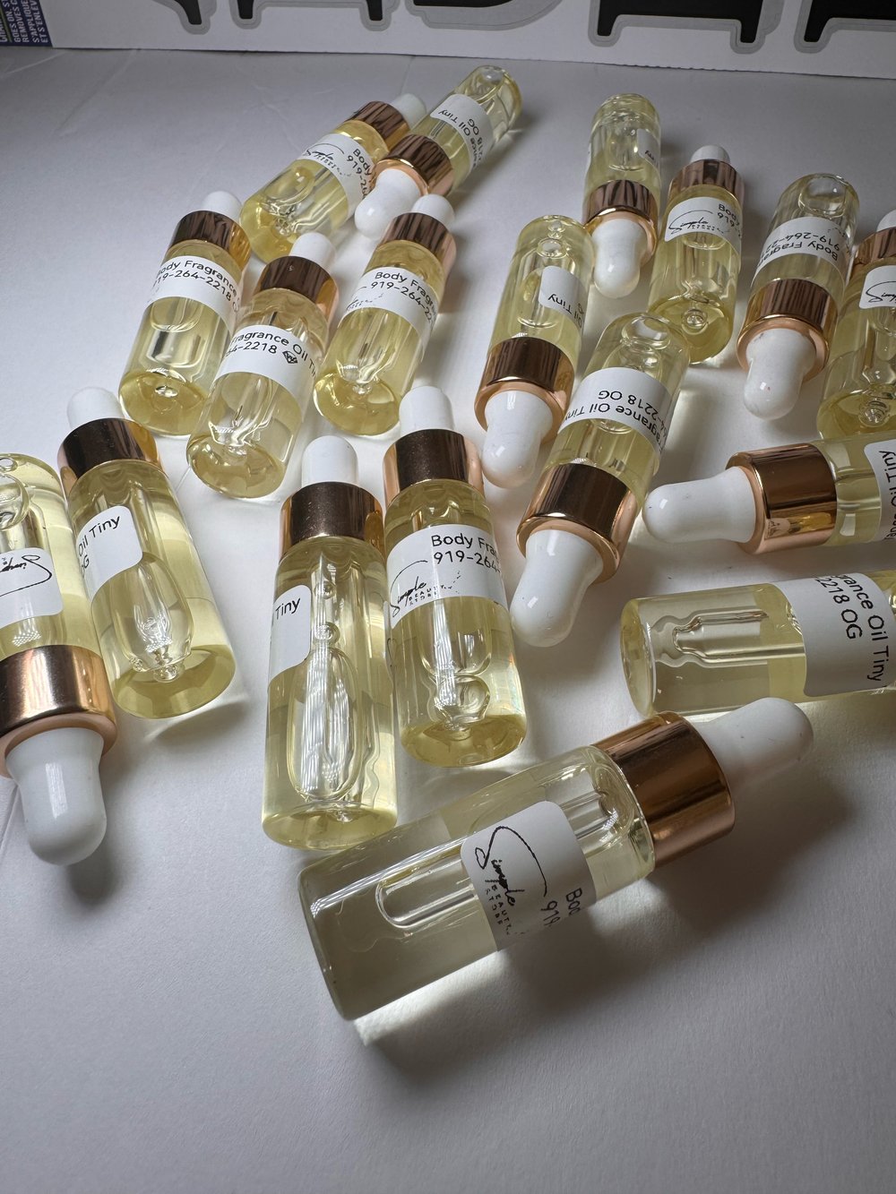 Body Fragrance Oil Tester.. Original Or Diamond