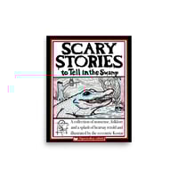 Image 2 of Scary stories to tell in the swamp matte fine art print