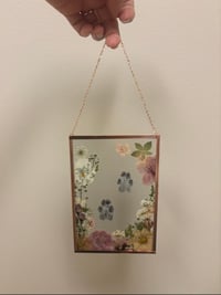Image 4 of Pressed Flower Memorial (Two Paws)