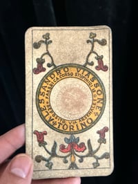 Image 2 of Superbe tarot piémontais d’Alessandro Viassone, début 1900, Italie, exemplaire tamponné