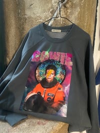 Image 1 of Suadoiro bordado a man. BOWIE GRIS. Talla XL/2XL. En STOCK!