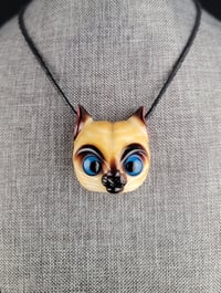 Image 10 of Siamese Kitty Face Pendant