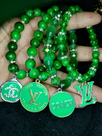 Designer charms bracelets Green