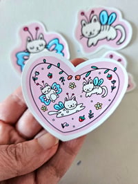 Image 4 of Fairy kittens sticker pack