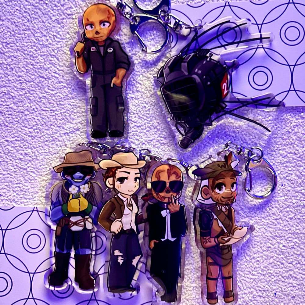 Image of Fallout: New Vegas Acrylic Charms