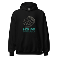 Image of House Head - Black & Teal Unisex Hoodie