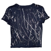 Image 3 of “PIERCED GHOST” Custom Hand Painted Baby Tee MEDIUM