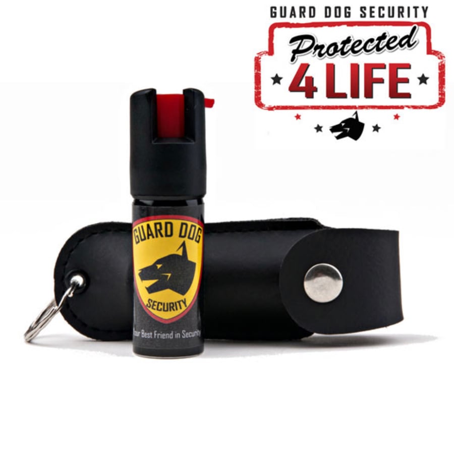 Image of Guard Dog Stylish Keychain Pepper Spray-Black 