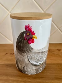 Image 1 of Chicken Ceramic Canister