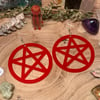 Large Pentacle Earrings