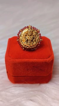 Image 2 of Goddess Laxmi Ring_Adjustable Temple Ring