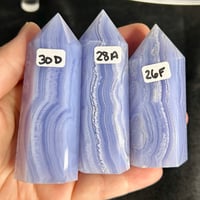 Image 2 of Blue Lace Agate Towers ($26-$30)