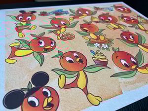 Image of Disney Inspired Traditional Tattoo Flash Sheet: D11 11x14