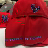 Image 2 of New Era 59Fifty Battle Red H