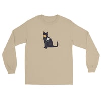 Image 4 of MY CAT LOVES TO SMELL FLOWERS LONG SLEEVE SHIRT