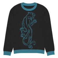 Image 1 of Blue Panther Knitted crew neck sweater