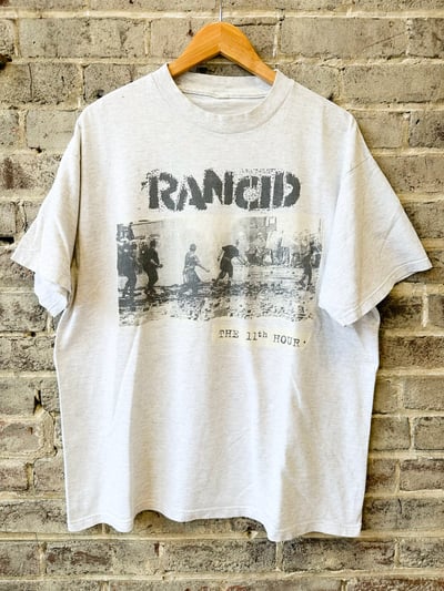 Image of 1996 VINTAGE “RANCID - THE 11TH HOUR.” CONCERT TEE, SIZE: XL