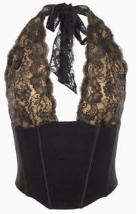 Image 1 of YERIX Lace Halter Top