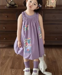 Image 3 of Purple tuffle patch dress
