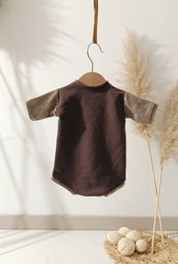 Image 3 of Newborn bodysuit for photo shoots| Andre | brown | photo props
