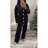 Black 5 Gold Button Co Ord 