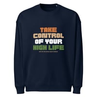 Image 3 of Take Control Unisex Organic Oversized Sweatshirt