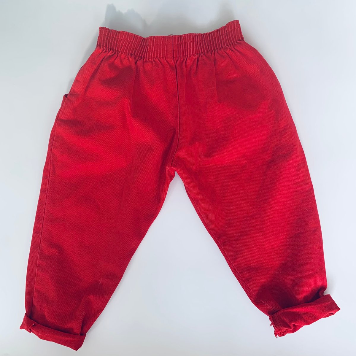 Image of Red jeans size 5-6 years 