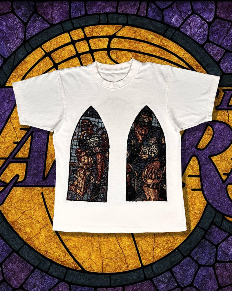 KOBE BRAINED STAINED GLASS 2001 CHAMPIONSHIP SHIRT 