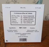 Image 10 of Les Meilleurs Parfums De Paris Perfume Minis Sampler Trial Set- Balmain, Rabanne