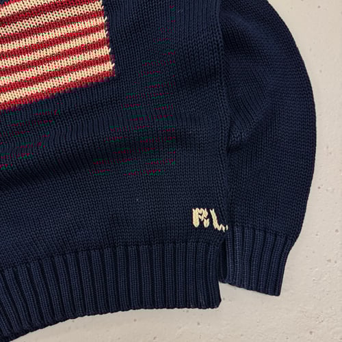 Image of Women’s Ralph Lauren 1/4 Zip Up Knit, Size Large