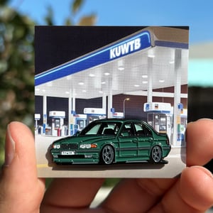 Image of KUWTB Kustoms E38 740i Vermont Green by @MyCarsMyWay