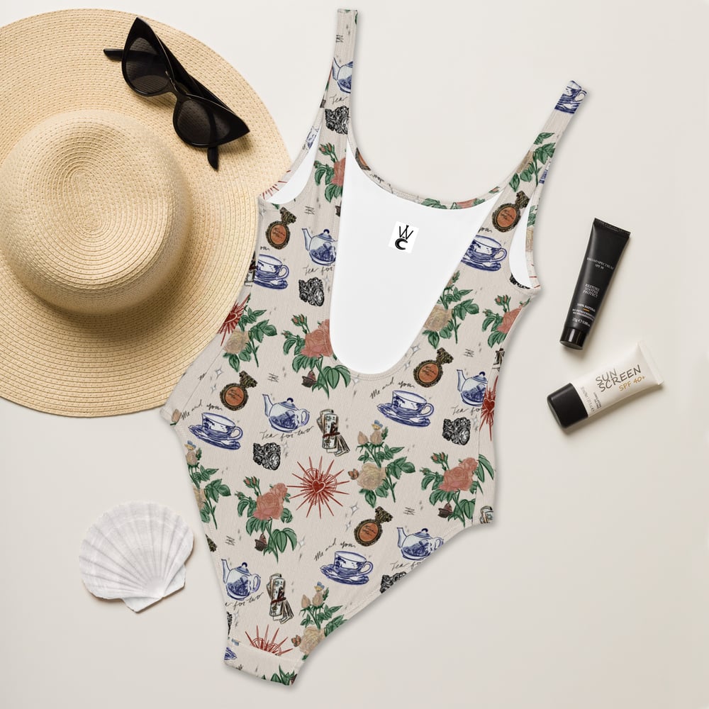 Tea for Two One-Piece Swimsuit