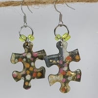 Image 2 of Puzzle Piece Earrings Monet 