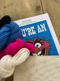 Image 2 of You Animal needlepoint kit 