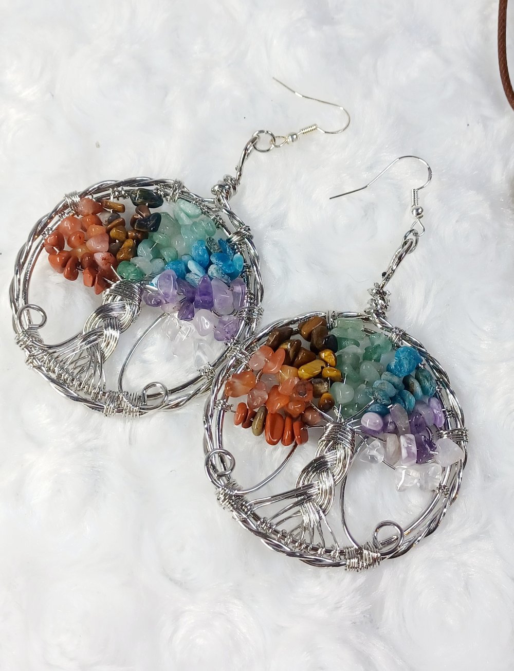 Image of Carved Crystal Necklaces 