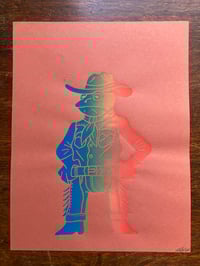 Image 4 of 'Larry Tadpole' blockprints