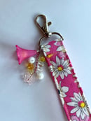 Image 2 of Pink Flower Keychain 