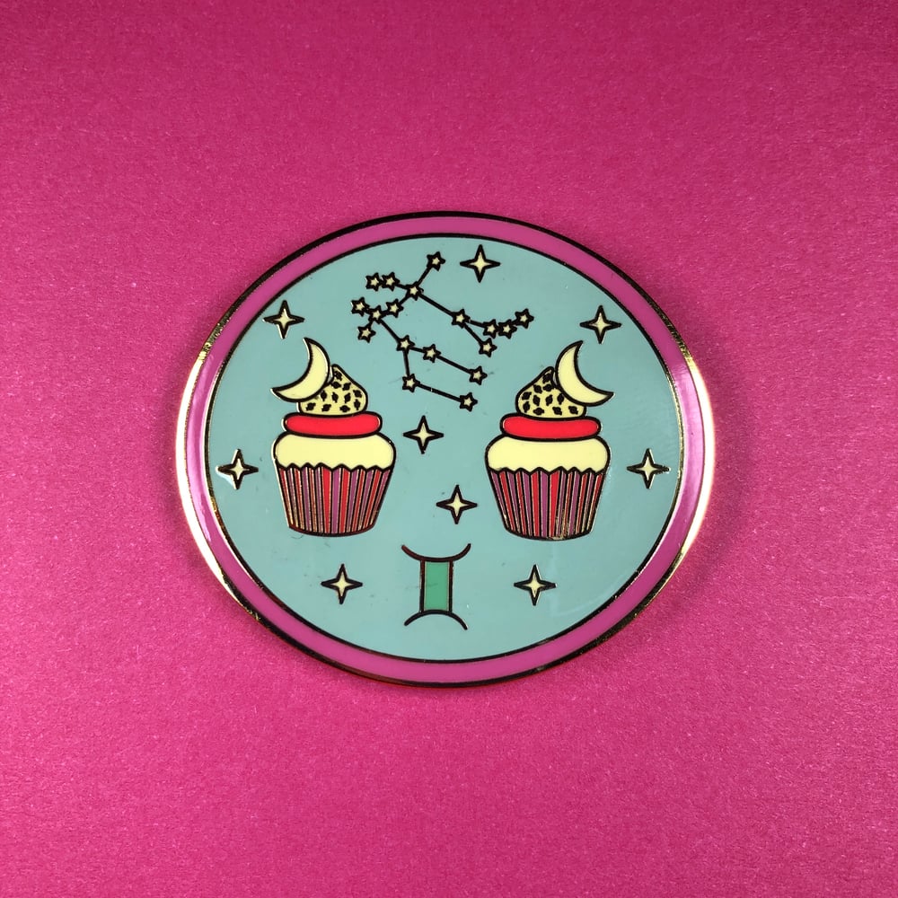 Image of Gemini Cupcake Pin
