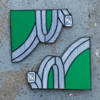 Image 4 of Stained glass solitaire win-dow corner 