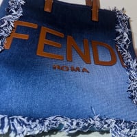 Image 3 of Everyone Loves Denim “F to i “Satchel 