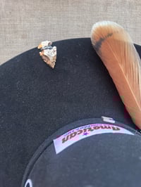 Image 3 of Bronze Arrow Hat Clip 