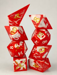 Image 2 of Winter's Kiss<br>8 Piece Polyhedral Set