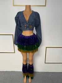 Image 2 of Fringe skirt 