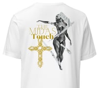 Image 1 of The Midas Touch unisex t-shirt - White and Gold