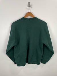 Image 3 of Vintage Blank Forest Green Sweater (Medium)