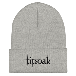 titsoak beanie black thread