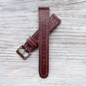 18mm Burgundy Pigskin In 40’s Style