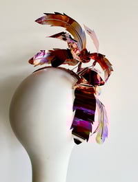 Image 2 of Iridescent feather headpiece 