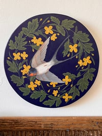 Image 1 of Swallows and Greater celandine 